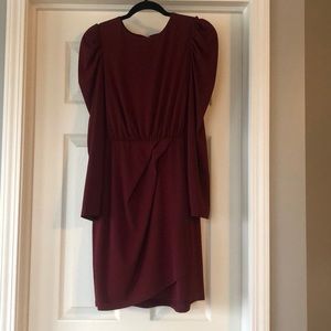 Express dress. Burgundy color size M.